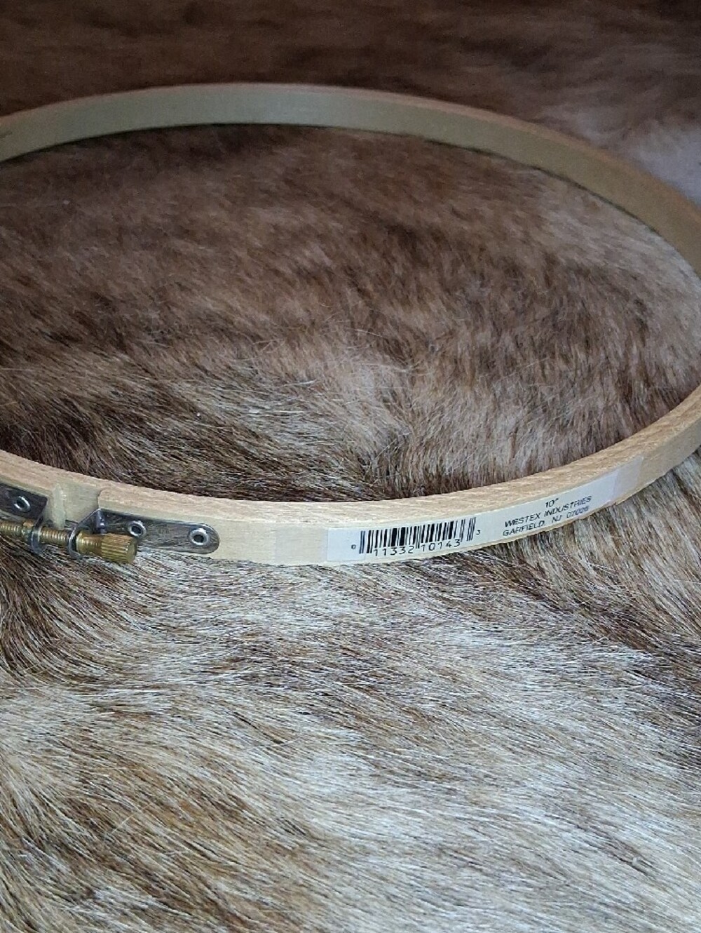 VTG Wood Embroidery Hoops Trio - Rustic Home Wall Decor - Picture 3 of 6
